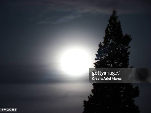 luna llena del 5/5 - luna llena stockfoto's en -beelden