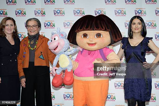 President, Nickelodeon and MTVN Kids and Family Group Cyma Zarghami, Founder and President, Children's Defense Fund Marian Wright Edelman, Dora The...