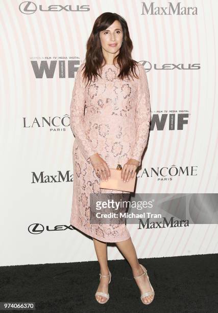 Michaela Watkins attends the Women In Film 2018 Crystal + Lucy Awards held at The Beverly Hilton Hotel on June 13, 2018 in Beverly Hills, California.