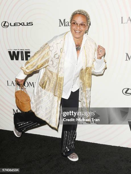 Shari Belafonte attends the Women In Film 2018 Crystal + Lucy Awards held at The Beverly Hilton Hotel on June 13, 2018 in Beverly Hills, California.