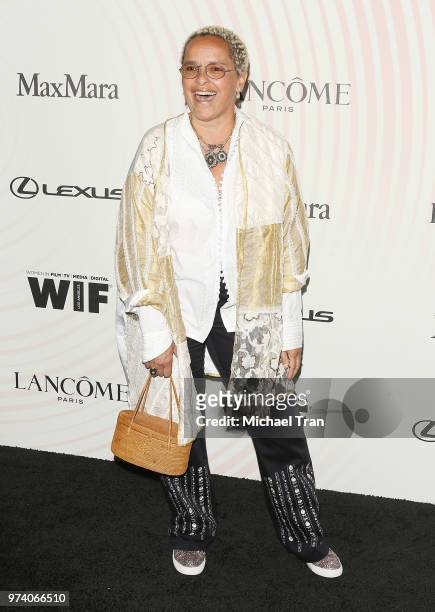 Shari Belafonte attends the Women In Film 2018 Crystal + Lucy Awards held at The Beverly Hilton Hotel on June 13, 2018 in Beverly Hills, California.