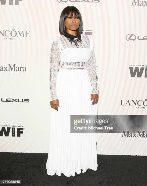 Angell Conwell attends the Women In Film 2018 Crystal + Lucy Awards held at The Beverly Hilton Hotel on June 13, 2018 in Beverly Hills, California.