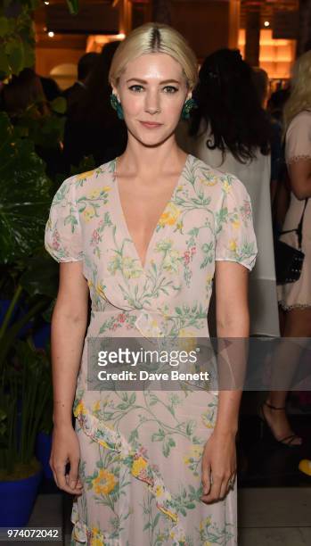 Catherine Steadman attends a private view of "Frida Kahlo: Making Her Self Up" at The V&A on June 13, 2018 in London, England.