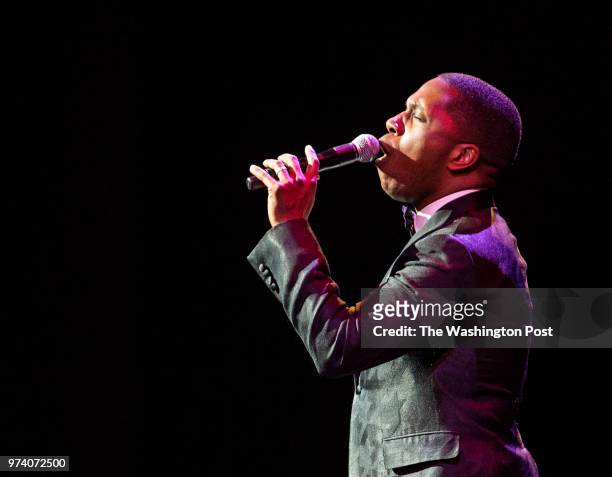 Leslie Odom Jr. Performs "Wait for It" from Hamilton at the Washington National Opera Gala at the Kennedy Center on Saturday, June 3, 2017. The Gala...