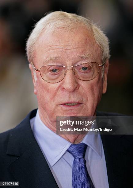 Michael Caine attends the Prince's Trust Celebrate Success Awards at Odeon Leicester Square on March 1, 2010 in London, England.