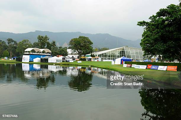Course scenic of the clubhouse area during practice for the Pacific Rubiales Bogota Open Presented by Samsung at Country Club de Bogota on March 3,...