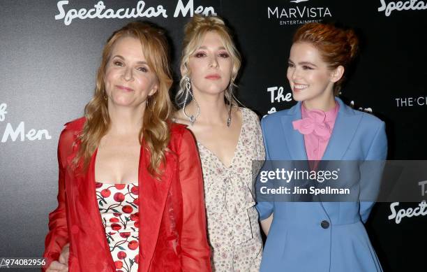 Actresses Lea Thompson, Madelyn Deutch and Zoey Deutch attends the screening of "The Year Of Spectacular Men" hosted by MarVista Entertainment and...