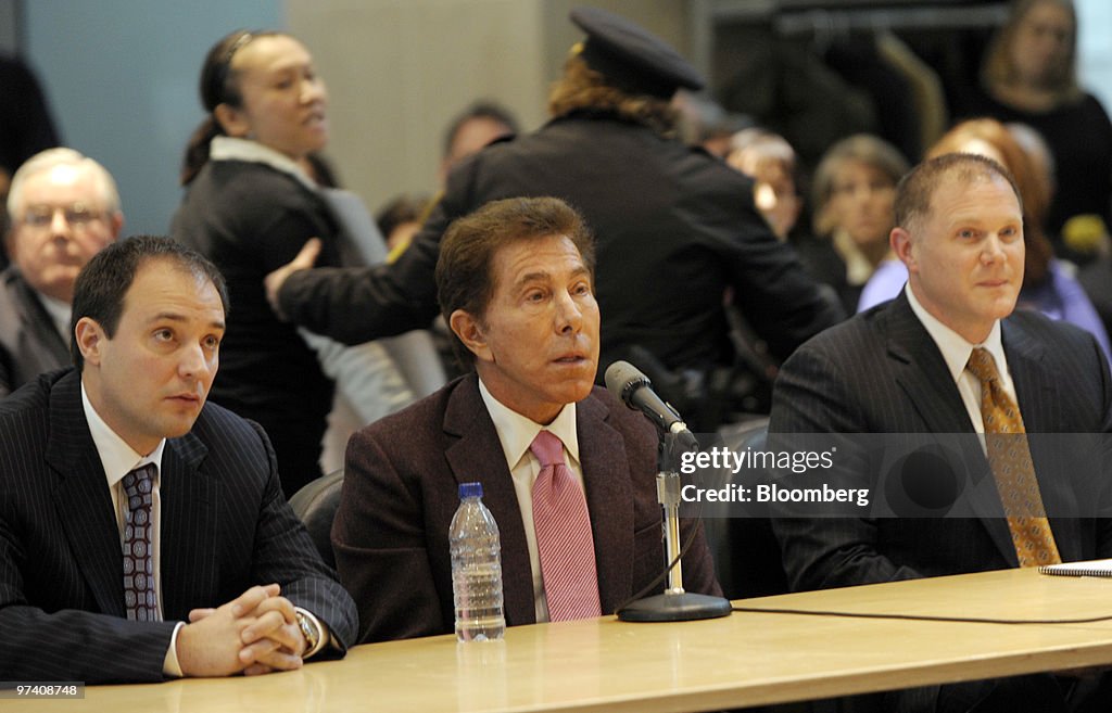 Wynn Resorts Chairman Steve Wynn Testifies At Casino Commission Hearinge