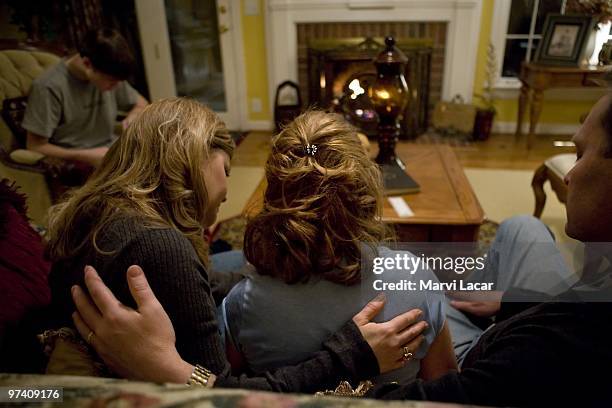 The Forhetz family have their nightly Bible study after an evening at their church where the entire family participated in a purity ring ceremony on...