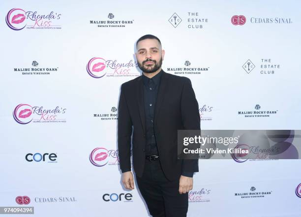 Michael Costello attends Rhonda's Kiss "Kiss The Stars" Cancer Fundraising Dinner at The Estate Club's Sky Castle Estate on June 13, 2018 in Los...