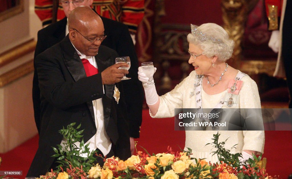 The President Of The Republic Of South Africa Makes A State Visit To The UK