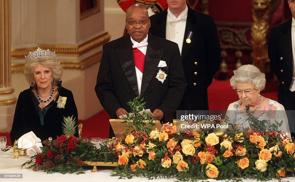 The President Of The Republic Of South Africa Makes A State Visit To The UK