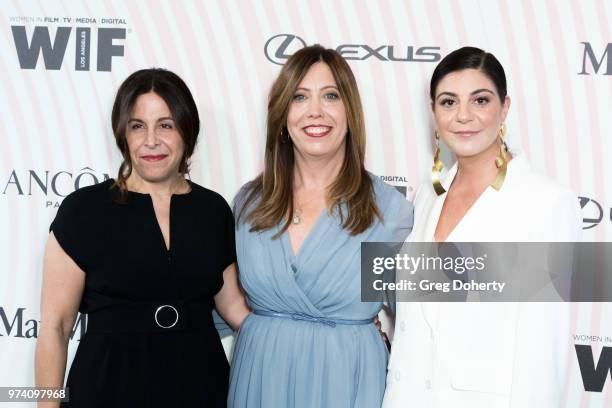 Women In Film, Los Angeles Incoming Board President Amy Baer, WIF LA Executive Director Kirsten Schaffer, Max Mara Vice President US Retail and...