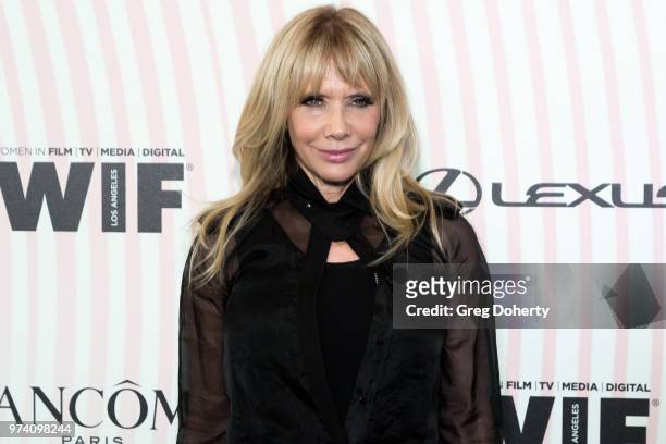 Rosanna Arquette attends Women In Film 2018 Crystal + Lucy Award at The Beverly Hilton Hotel on June 13, 2018 in Beverly Hills, California.
