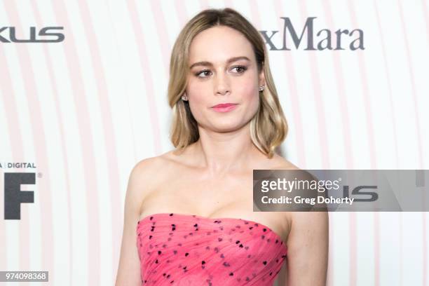 Brie Larson attends Women In Film 2018 Crystal + Lucy Award at The Beverly Hilton Hotel on June 13, 2018 in Beverly Hills, California.