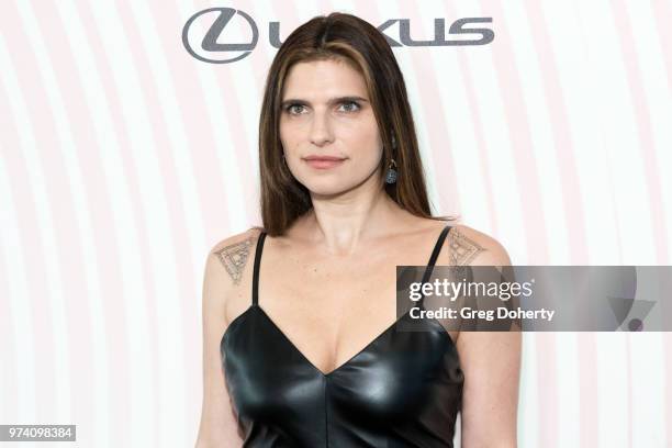 Lake Bell attends Women In Film 2018 Crystal + Lucy Award at The Beverly Hilton Hotel on June 13, 2018 in Beverly Hills, California.