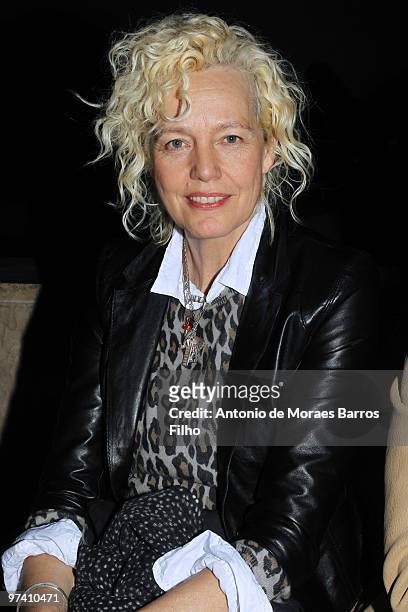Ellen Von Unwerth attends the Gareth Pugh show during Paris Fashion Week Fall/Winter 2011 at the Palais De Tokyo on March 3, 2010 in Paris, France.