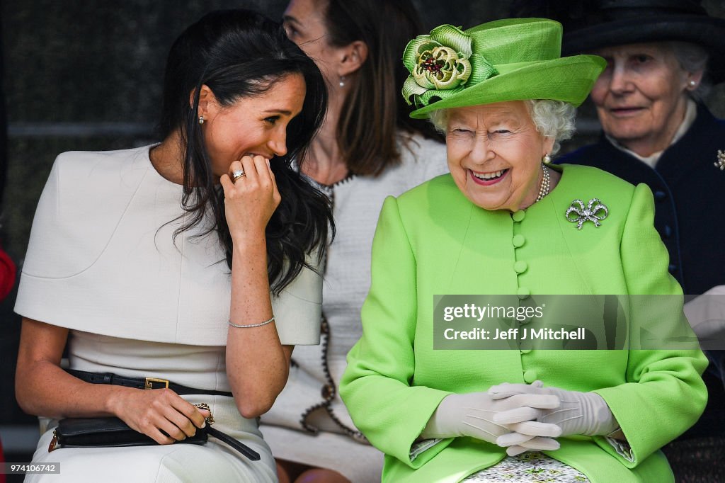 The Duchess Of Sussex Undertakes Her First Official Engagement With Queen Elizabeth II
