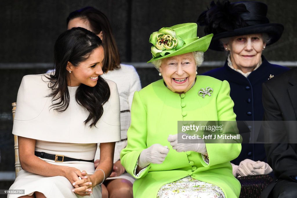 The Duchess Of Sussex Undertakes Her First Official Engagement With Queen Elizabeth II