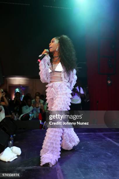 Rico Nasty performs at the Atlantic Records Access Granted Showcase on June 13, 2018 in New York City.