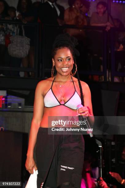 Bri Steves performs at the Atlantic Records Access Granted Showcase on June 13, 2018 in New York City.