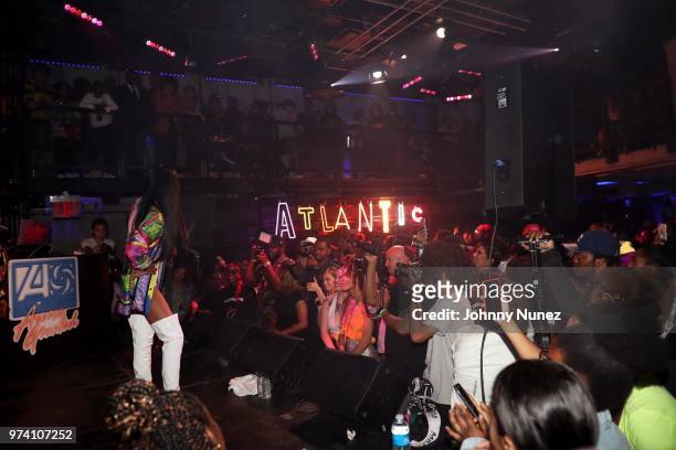 Maliibu Miitch performs at the Atlantic Records Access Granted Showcase on June 13, 2018 in New York City.