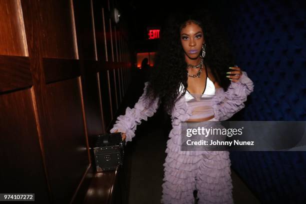 Rico Nasty attends the Atlantic Records Access Granted Showcase on June 13, 2018 in New York City.