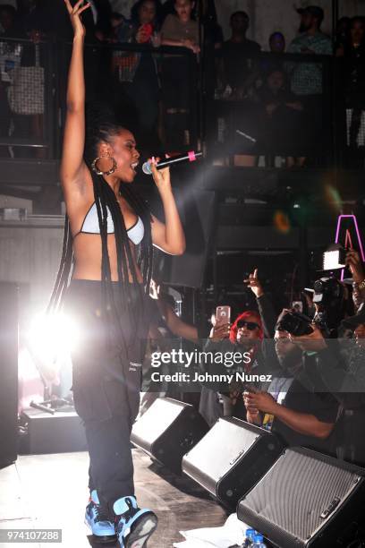 Bri Steves performs at the Atlantic Records Access Granted Showcase on June 13, 2018 in New York City.