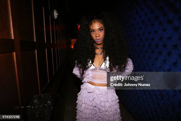 Rico Nasty attends the Atlantic Records Access Granted Showcase on June 13, 2018 in New York City.