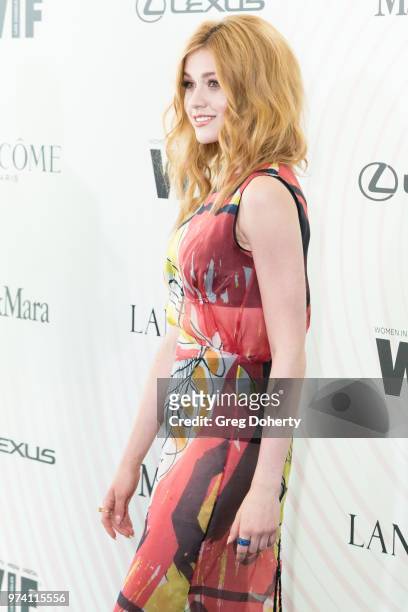 Katherine McNamara attends Women In Film 2018 Crystal + Lucy Award at The Beverly Hilton Hotel on June 13, 2018 in Beverly Hills, California.