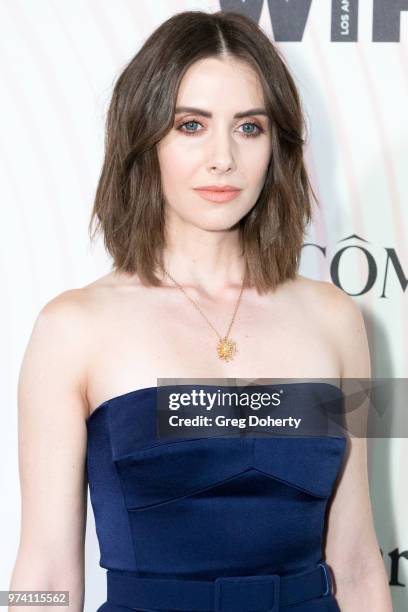 Alison Brie attends Women In Film 2018 Crystal + Lucy Award at The Beverly Hilton Hotel on June 13, 2018 in Beverly Hills, California.