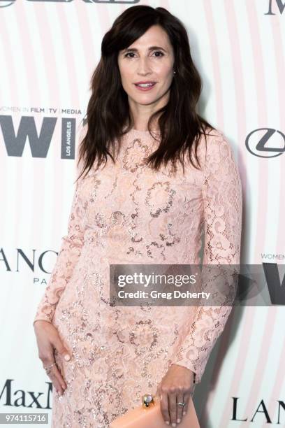 Michaela Watkins attends Women In Film 2018 Crystal + Lucy Award at The Beverly Hilton Hotel on June 13, 2018 in Beverly Hills, California.