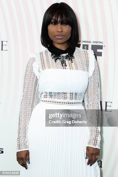 Angell Conwell attends Women In Film 2018 Crystal + Lucy Award at The Beverly Hilton Hotel on June 13, 2018 in Beverly Hills, California.