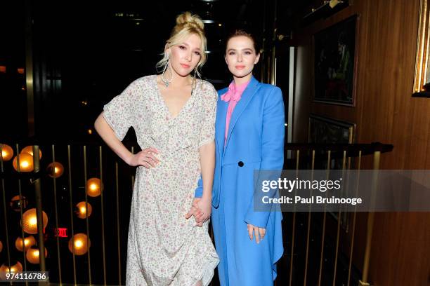 Madelyn Deutch and Zoey Deutch attend MarVista Entertainment And Parkside Pictures With The Cinema Society Host The After Party For "The Year Of...