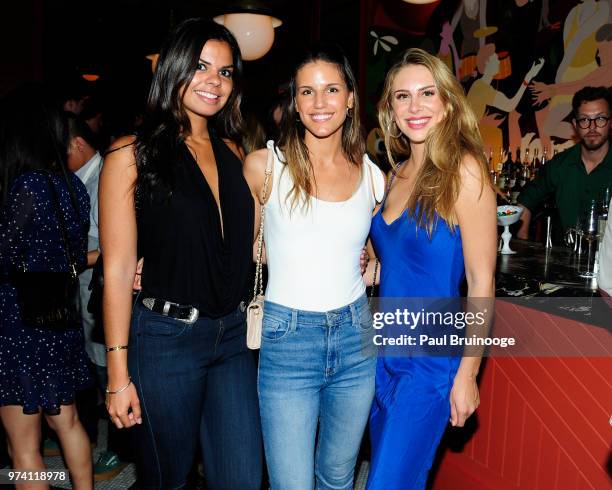 Danielle Mederos, Elyse Murphy and Kelsey Barenberg attend MarVista Entertainment And Parkside Pictures With The Cinema Society Host The After Party...