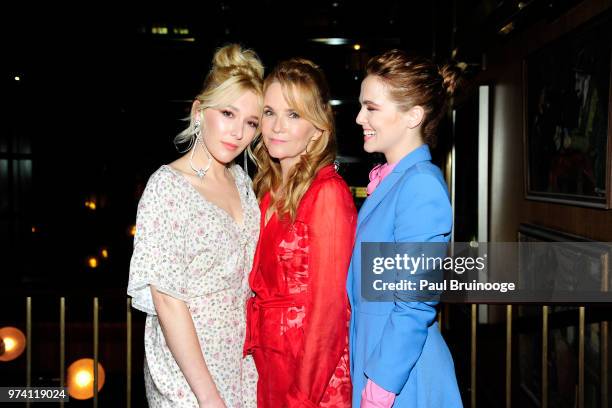 Madelyn Deutch, Lea Thompson and Zoey Deutch attend MarVista Entertainment And Parkside Pictures With The Cinema Society Host The After Party For...