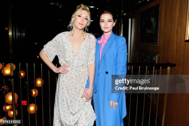 Madelyn Deutch and Zoey Deutch attend MarVista Entertainment And Parkside Pictures With The Cinema Society Host The After Party For "The Year Of...