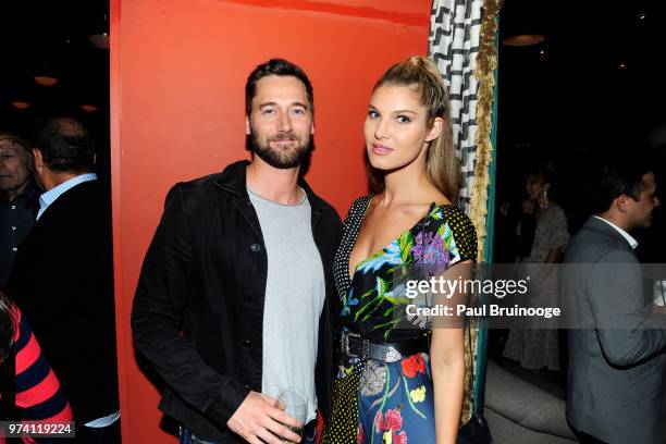 Ryan Eggold and Ashley Haas attend MarVista Entertainment And Parkside Pictures With The Cinema Society Host The After Party For "The Year Of...