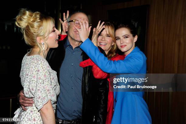 Madelyn Deutch, Howard Deutch, Lea Thompson and Zoey Deutch attend MarVista Entertainment And Parkside Pictures With The Cinema Society Host The...