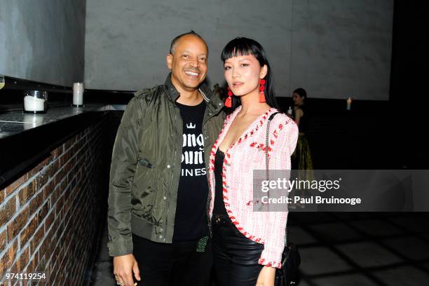 Gabriel Asoka and Candice Lam attend MarVista Entertainment And Parkside Pictures With The Cinema Society Host The After Party For "The Year Of...