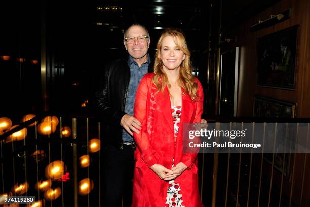 Howard Deutch and Lea Thompson attend MarVista Entertainment And Parkside Pictures With The Cinema Society Host The After Party For "The Year Of...