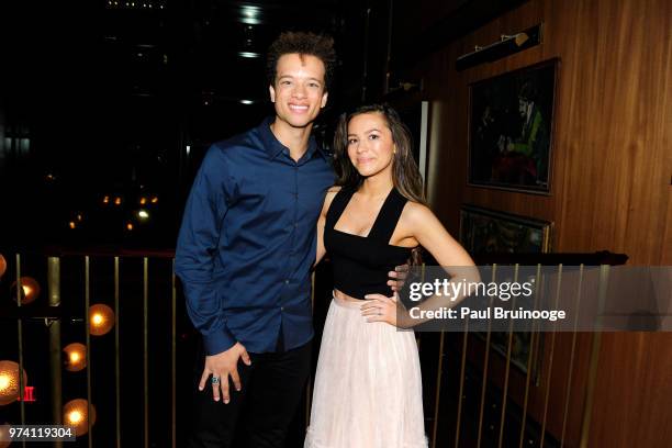 Damion Gillespie and Grace Aki attend MarVista Entertainment And Parkside Pictures With The Cinema Society Host The After Party For "The Year Of...