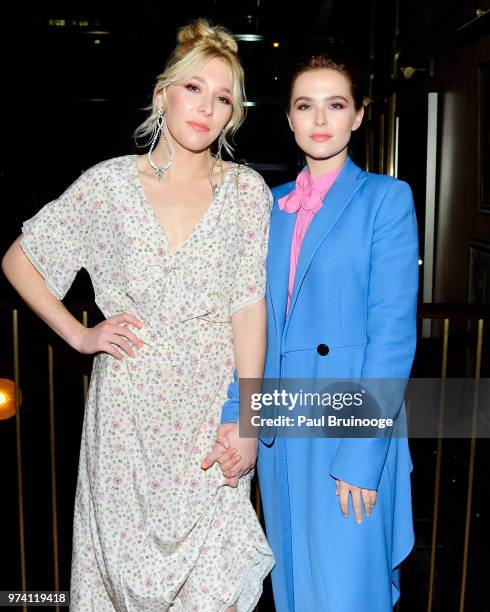 Madelyn Deutch and Zoey Deutch attend MarVista Entertainment And Parkside Pictures With The Cinema Society Host The After Party For "The Year Of...