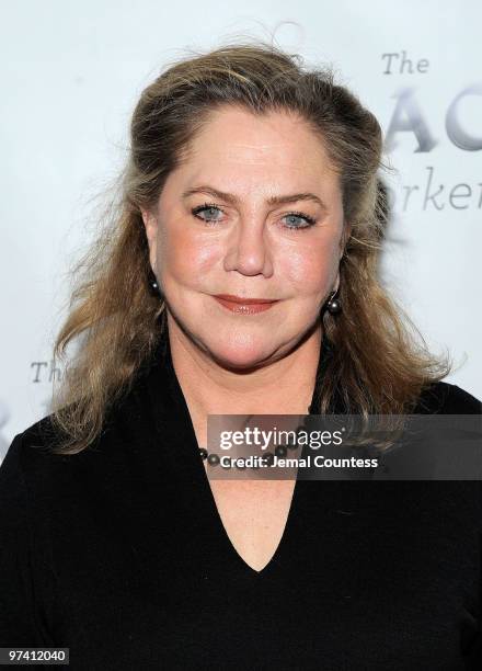 Actress Kathleen Turner attends the Broadway opening of "The Miracle Worker" at the Circle in the Square on March 3, 2010 in New York City.