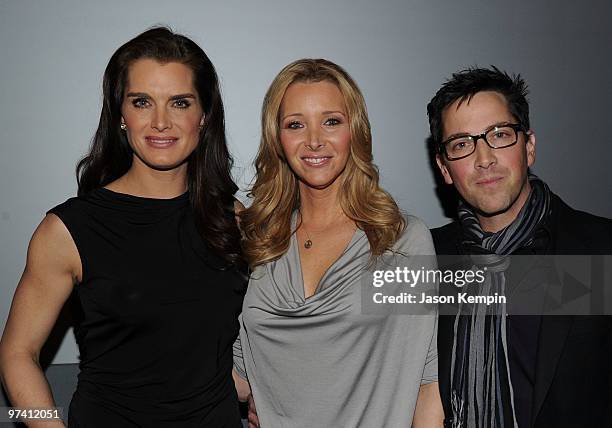 Actress Brooke Shields, actress Lisa Kudrow and producer Dan Bucatinsky promote "Who Do You Think You Are?" at the Apple Store Soho on March 3, 2010...