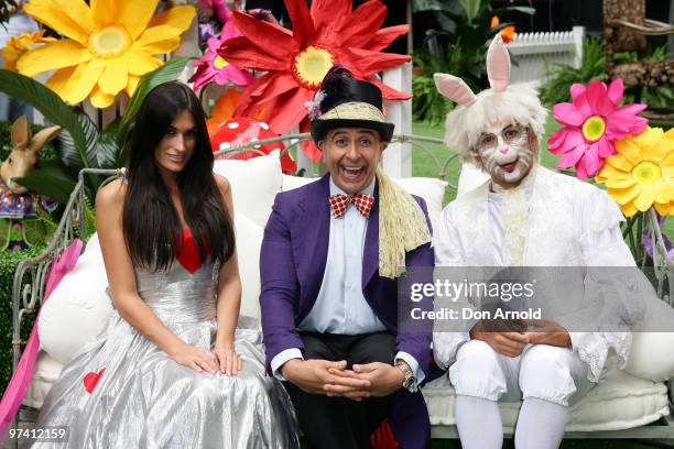 Vince Sorrenti attends the launch of the Cancer Council's "Australia's Biggest Morning Tea" event to coincide with Disney's Alice In Wonderland...