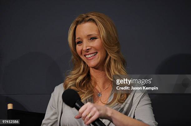 Actress Lisa Kudrow promotes "Who Do You Think You Are?" at the Apple Store Soho on March 3, 2010 in New York City.