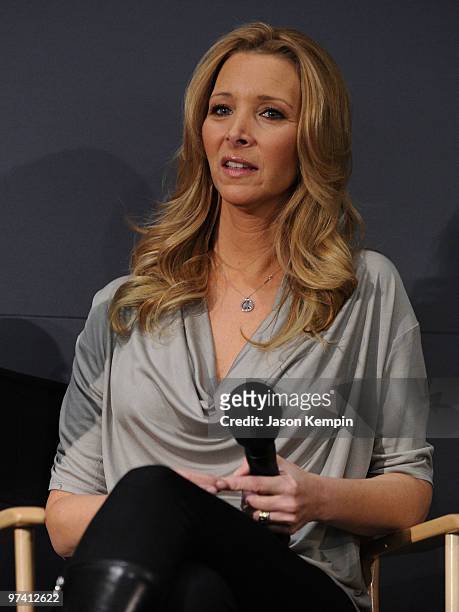 Actress Lisa Kudrow promotes "Who Do You Think You Are?" at the Apple Store Soho on March 3, 2010 in New York City.