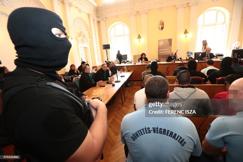 HUNGARY-TRIAL-MIGRANTS-TRUCK