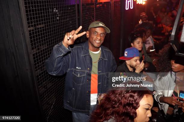 Radio personality Fred Bugsy Buggs attends the Atlantic Records Access Granted Showcase on June 13, 2018 in New York City.